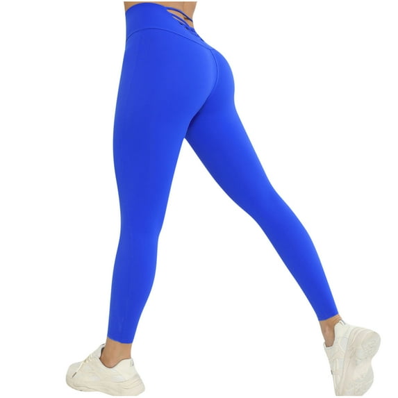 qolati Leggings for Women Seamless Butt Lifting Tummy Control Workout Running Yoga Leggings Cutout High Waisted Athletic Sports Gym Tights