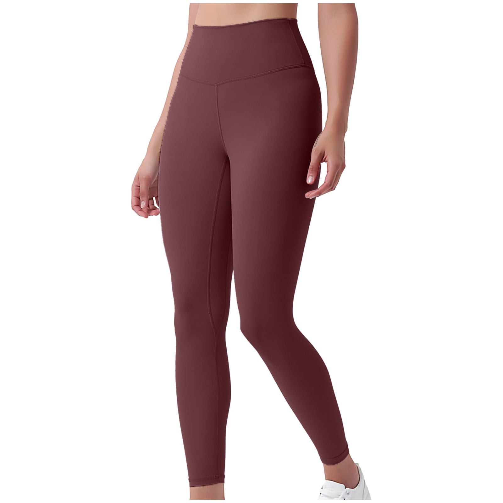 Fitness Sets Women High Rise Tummy Control Scrunch Legging Strap Workout Gym