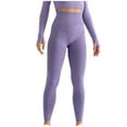 thumbnail image 1 of qolati Leggings for Women Tummy Control Slim Fit Running Yoga Pants High Waisted Scrunch Butt Lifting Gyms Workout Sweatpants, 1 of 4