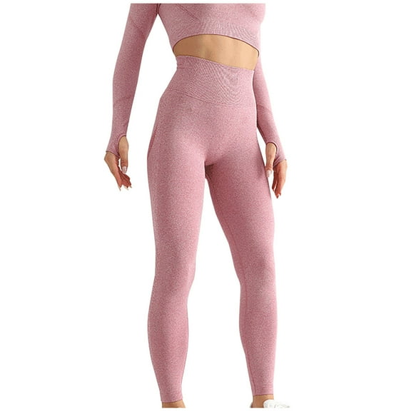 qolati Leggings for Women Tummy Control Slim Fit Running Yoga Pants High Waisted Scrunch Butt Lifting Gyms Workout Sweatpants