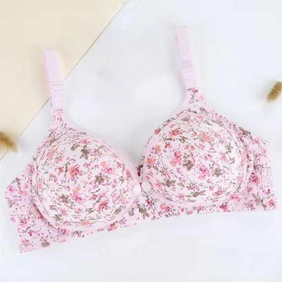 qolati Maternity Bras for Women Seamless Front Closur Nursing Bra Comfortable Soft Sleeping Bras Breastfeeding Bra Pregnants Wireless Underwear