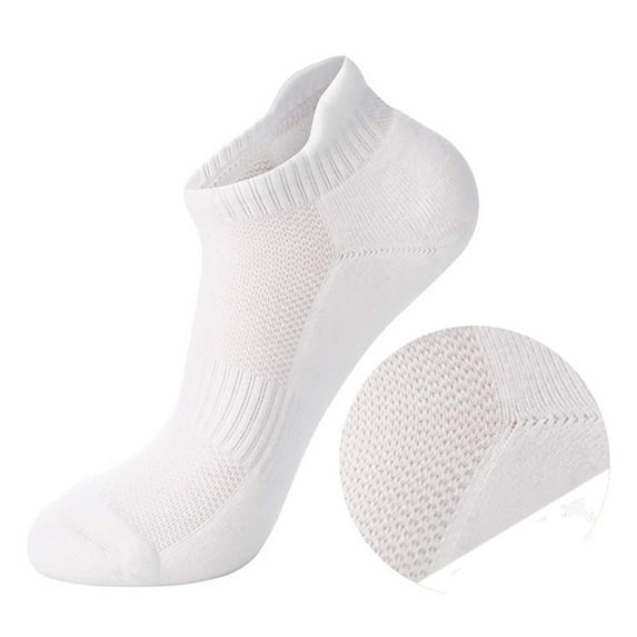 qolati Men Women Cotton Ankle Socks Athletic Soft Low-Cut No Show Sock for Unisex Breathable Seamless Toe Non Slip Running Sport Socks