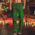 thumbnail image 1 of qolati Men's Pajama Pant Plaid Classic Cotton Pajama Long Pants Lightweight Lounge Sleep Pants with Drawstring and Pockets, 1 of 5