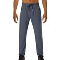 thumbnail image 1 of qolati Men's Sweatpants Open Bottom Lightweight Athletic Running Joggers Drawstring Elastic Waist Gym Workout Pants with Pockets, 1 of 5