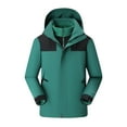 thumbnail image 1 of qolati Men's Winter Ski Jacket 3 in 1 Mountain Snow Waterproofs Coat Zip Up Warm Windbreaker Snowboard Jacket Parka with Hooded, 1 of 2