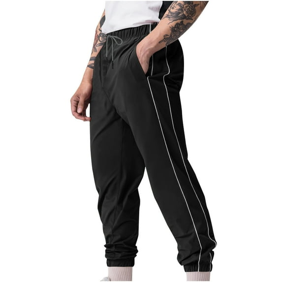 qolati Mens Active Joggers Pants Casual Hipsters Tapered Drawstring Sweatpant Stylish Slim Fit Hip Hop Track Pants for Gym, Sport, Running, Workout