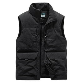 Men's Winter Puffer Vest Quilted Soft Fleece Lining
