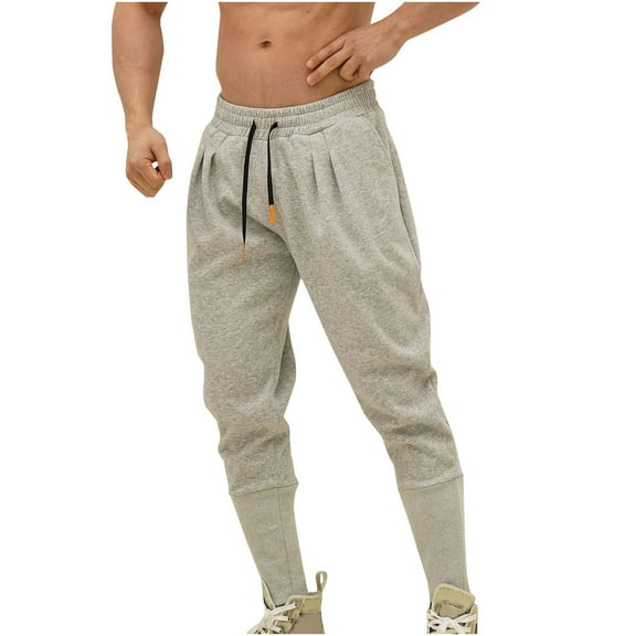 qolati Mens Joggers Pants Regular Fit Workout Running Casual Pants Lightweight Elastic Waistband Hiking Tapered Sweatpants