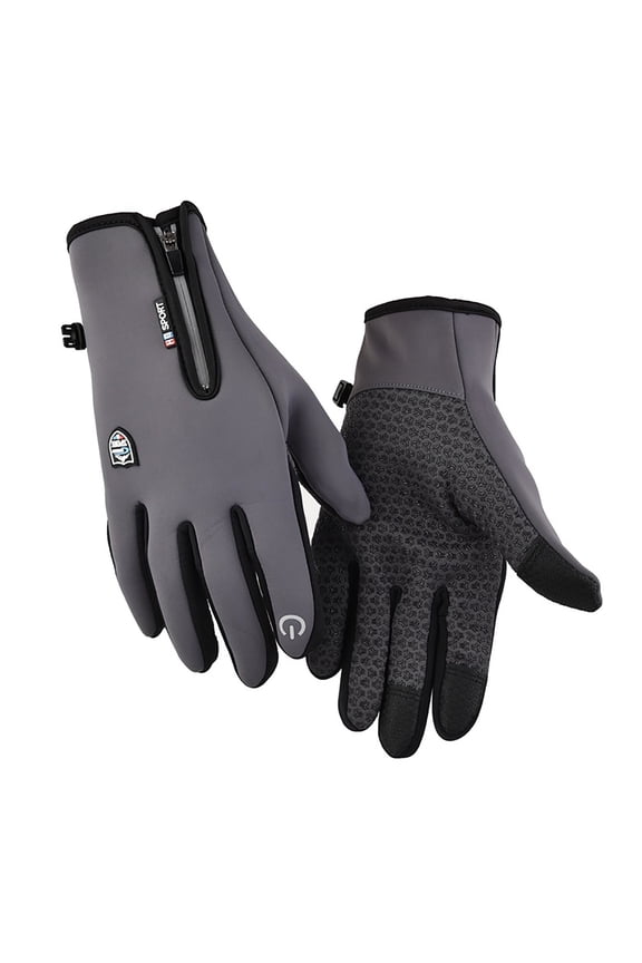 Outdoor Sports Heated Gloves for Men Women Touchscreen Winter Gloves Short Plus Velvet Windproof Waterproofs Thermal Gloves