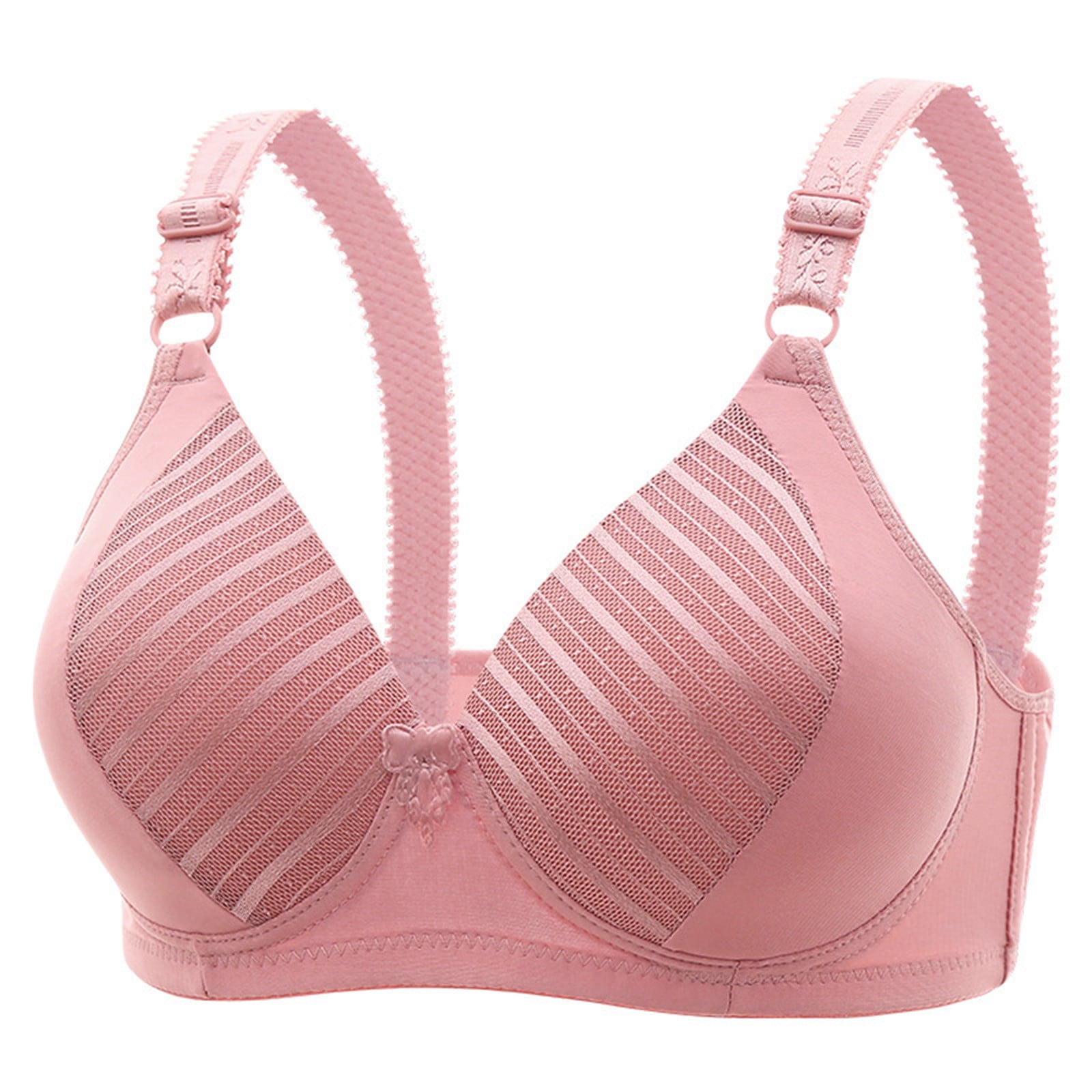 qolati Push Up Bras for Women Sexy V Neck Wireless Adjustable Bustier