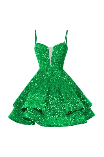 Green Sequin Dresses Green Sequin Dresses