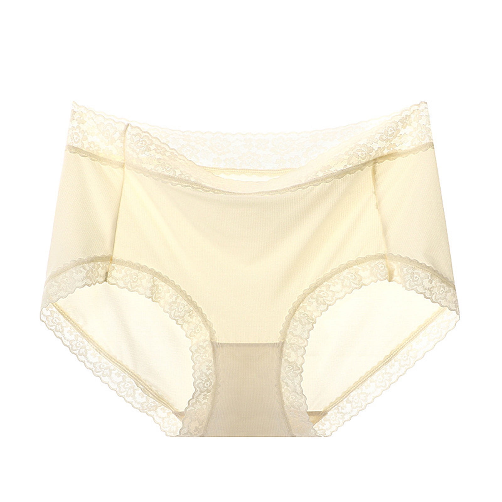 qolati Sexy Lace Underwear for Women Cheeky High Waisted No Show