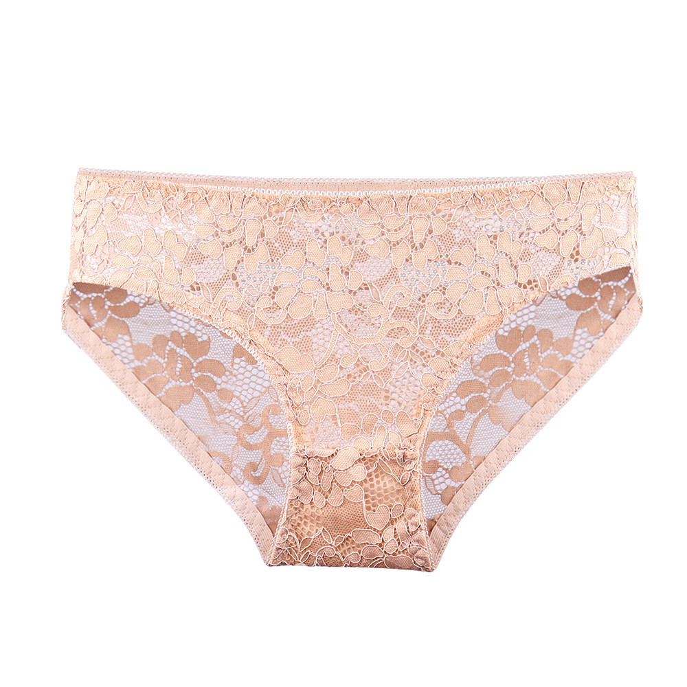 qolati Sexy Underwear for Women Lace Floral Seamless No Show Panties