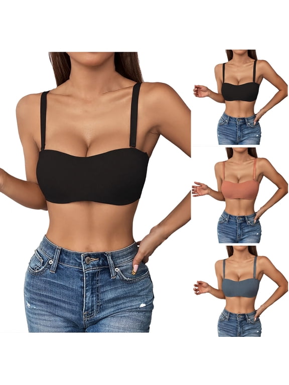 Shape Minimizer Bras for Women Full Coverage Lift Push Up Bra Side Smoothing Seamless Bralettes Wirefree Adjustable Thin Straps No Underwire T Shirt,Black,S