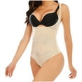 thumbnail image 1 of qolati Shapewear Bodysuit for Women Open Bust Tummy Control Seamless Body Shaper Lace Fajas Underbust Thigh Body Shapewear, 1 of 4