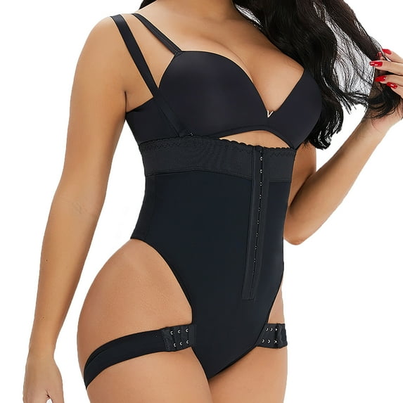qolati Shapewear for Women Open Bust Bodysuit Butt Lifter Body Shaper Tummy Control Compression Garment Girdle Front Buckle Shapewear