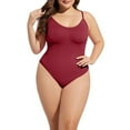 thumbnail image 1 of qolati Shapewear for Women Tummy Control Bodysuit Thong or Brief Sculpting Shaper Tank Top Bodysuits & Snatched Waist Body Suit, 1 of 4
