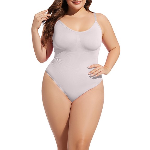 qolati Shapewear for Women Tummy Control Bodysuit Thong or Brief Sculpting Shaper Tank Top Bodysuits & Snatched Waist Body Suit