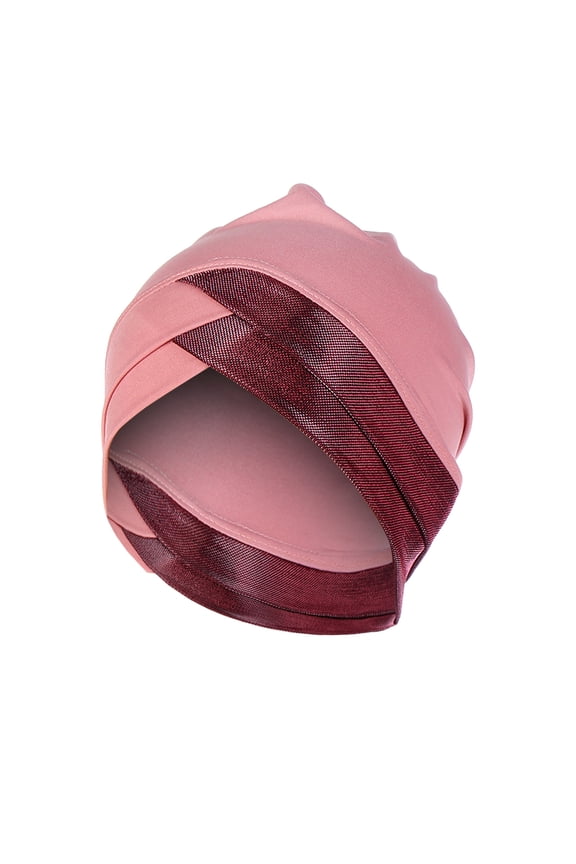 Stretch Head Scarfs Headbands for Muslim for Women Turbans Beanie Colorblock Hats Headwrap for Turban India Hat for Women