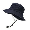thumbnail image 1 of qolati Sun Hat for Mens Women Summer Spring Wide Brims Gardening Hats Fishing Hat Foldable Outdoor Bucket Hats for Beach Travel Summer, 1 of 3