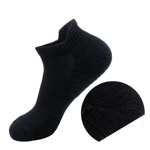 qolati Unisex Cotton Ankle Socks Athletic Soft Low-Cut No Show Sock Men Women Breathable Non Slip Running Socks with Seamless Toe