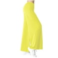 thumbnail image 1 of qolati Wide Leg Yoga Pants for Women Palazzo High Waisted Plus Size Flowy Lounge Sweatpants Comfy Stretchy Summer Beach Jogger Trousers, 1 of 7