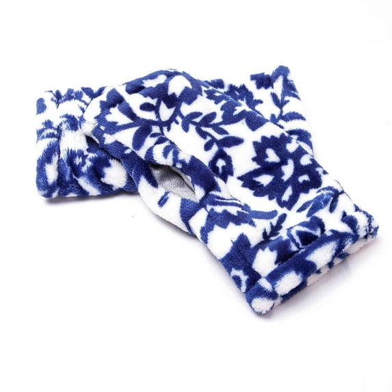 qolati Woman Fleece Winter Gloves Ctue Knitted Half Finger Gloves For Girls Warm Soft Fingerless Wrist Gloves Arm Sleeves Hand Warmers with Cold Weather Gift