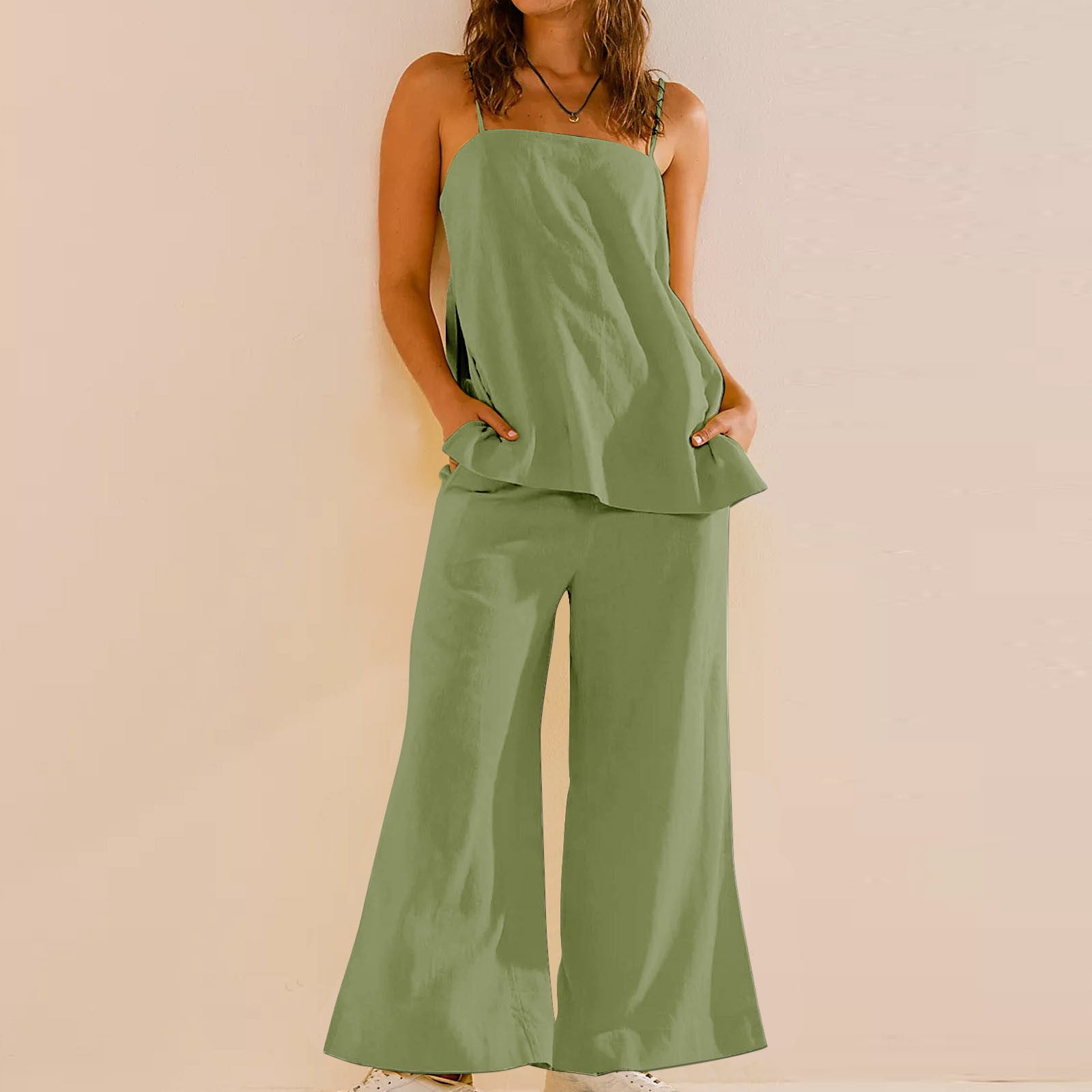 Pants Women 2019 Women Summer Chiffon Casual Loose Wide Leg Pant