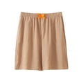 thumbnail image 1 of qolati Women Pajama Shorts Cotton Linen Comfy Lounge Shorts with Pockets Casual Elastic Waist Pjs Bottoms Sleep Shorts, 1 of 3