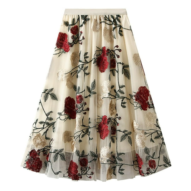 Vintage flower skirts 2025