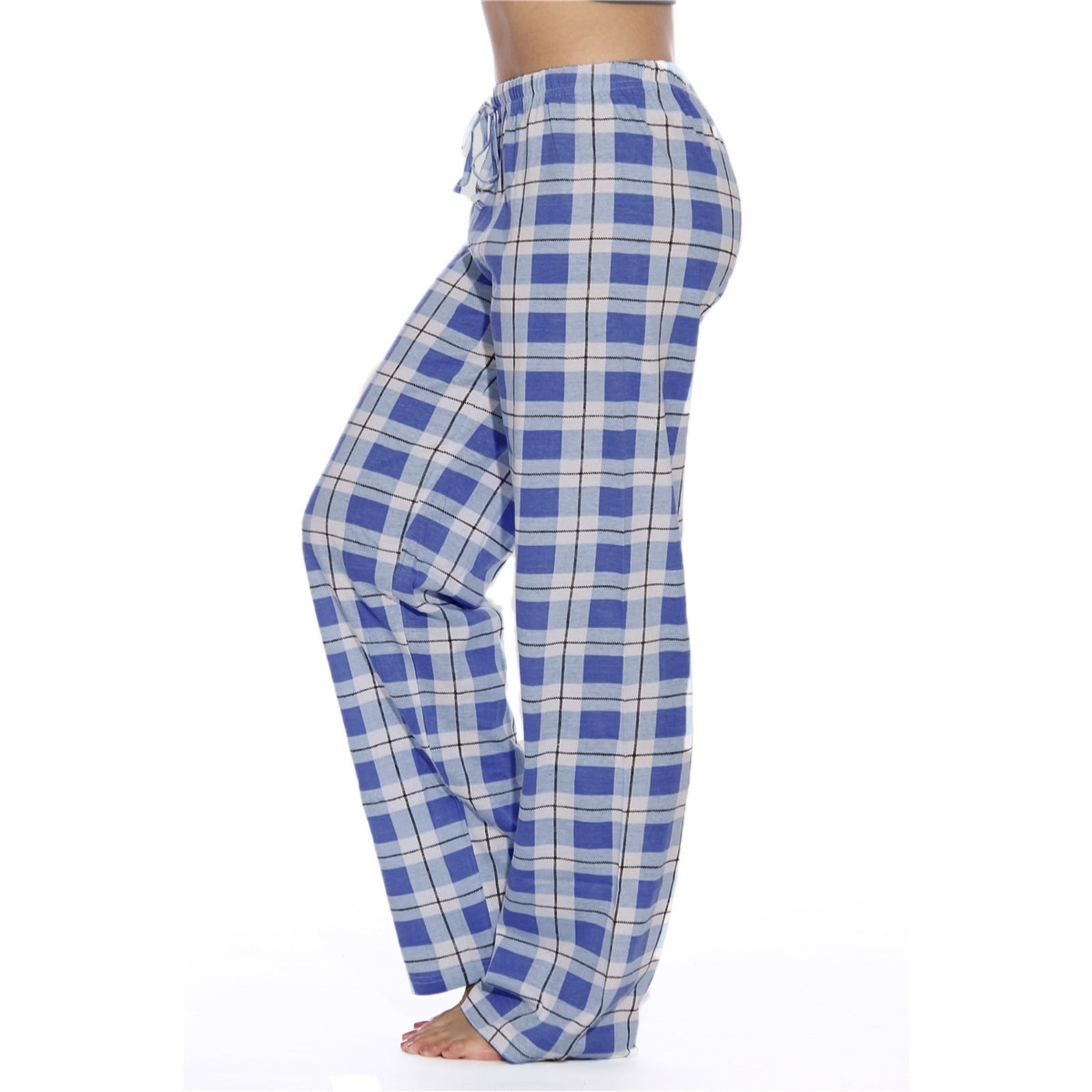 qolati Women's Pajama Pants 2 Pack Stretch Bottoms Cotton Drawstring ...