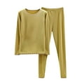 thumbnail image 1 of qolati Women's Pajamas Sets 2 Piece Fall Winter Warm Long Sleeve Crew Neck T-Shirts with Legging Pjs Sets Sleepwear Comfy Tow Piece Outfits Loungewear, 1 of 3