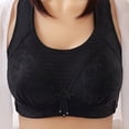 thumbnail image 1 of qolati Women's Plus Size Bra Seamless Stretch Wireless Comfort Sports Underwear Breathable Eyelet Gathered Everyday Sleep Bra, 1 of 2