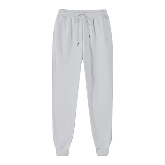 qolati Women's Sweatpants Fleece Lined Athletic Joggers Drawstring Elastic Waisted Running Workout Sports Sweat Pant with Pockets GrayS4