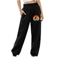 thumbnail image 1 of qolati Womens High Waisted Sweatpants Elastic High Waisted Joggers Casual Loose Sport Pants with Pockets Cinch Bottom Trousers, 1 of 6