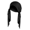 thumbnail image 1 of qolati Womens Solid Color Baseball Cap Pre-Tied Turban Hats Islam Muslim Head Scarf Hat Ruffle Chemo Headwraps Scarf Hats, 1 of 2