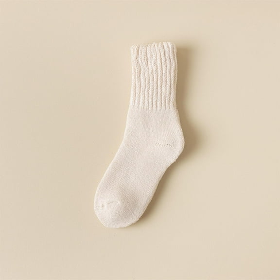 qolati Wool Blends Socks for Women Warm Winter Socks Thick Knit Ankle Socks Soft Cozy Crew Boot Socks Gifts