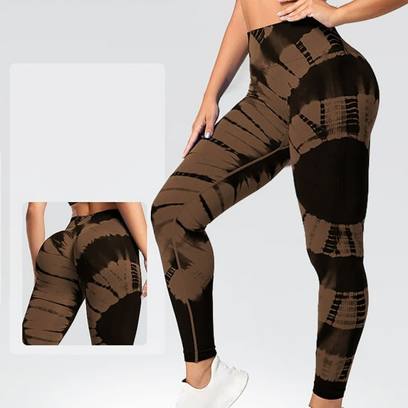 qolati Workout Leggings for Women Sporty Solid Color High Waisted Yoga Pants Tummy Control Compression Running Gym Joggers Sweatpant