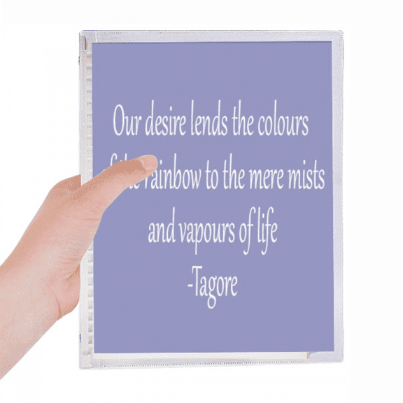 qoutes healing sentences desire mist life notebook loose diary refillable journal statiry