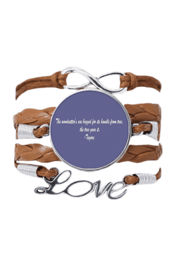 qoutes healing sentences woodcutten axe tree bracelet chain ornament wristband