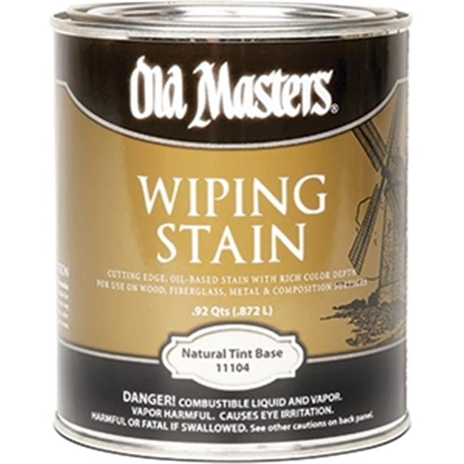 qt Old Masters 11104 Natural Tint Base Old Masters Oil-Based Wiping Stain