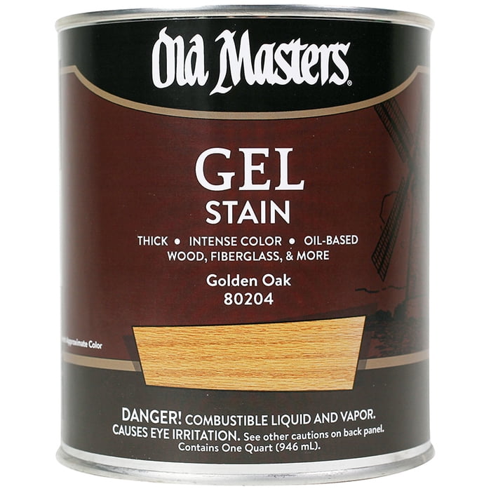 qt Old Masters 80204 Golden Oak Gel Stain Oil-Based Stain - Walmart.com
