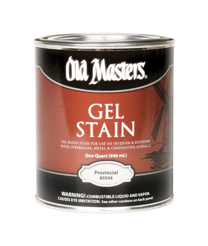 qt Old Masters 80504 Provincial Gel Stain Oil-Based Stain