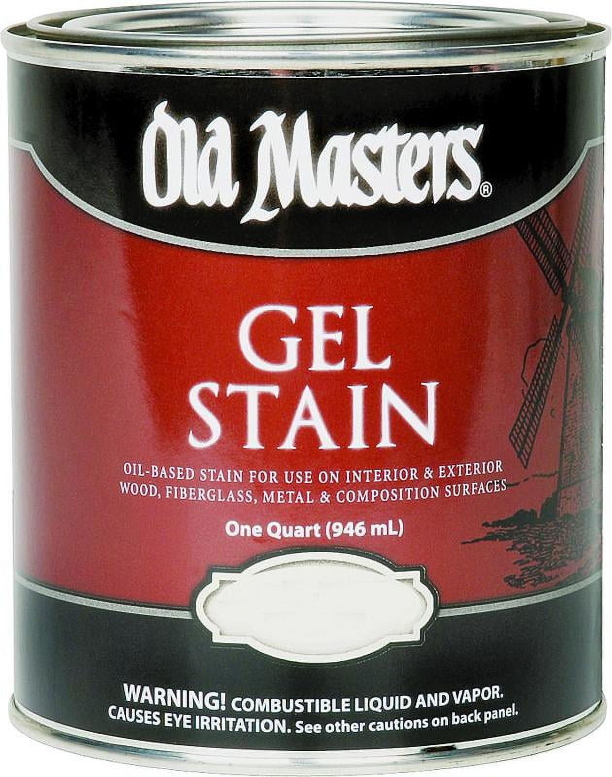 qt Old Masters 81004 Pickling White Gel Stain Oil-Based Stain