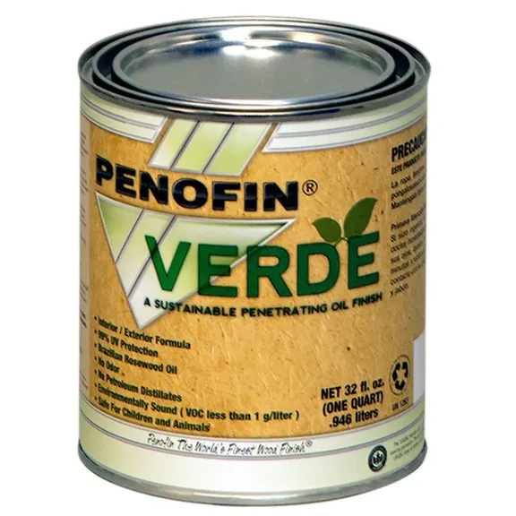 qt Penofin F0VNAQT Natural Verde Odorless Zero VOC Interior/Exterior Stain