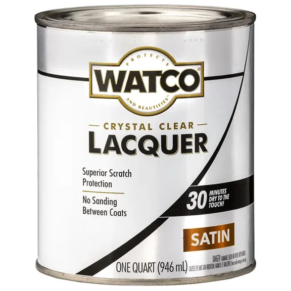 qt Rust-Oleum 63241 Clear Watco Brushing Lacquer, Satin