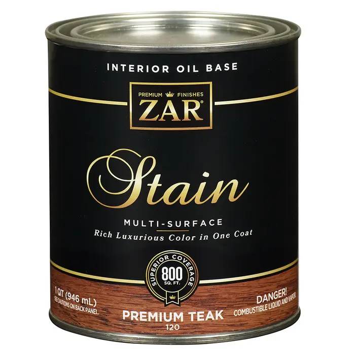 qt UGL 12012 Premium Teak Zar Interior Oil-Based Wood Stain