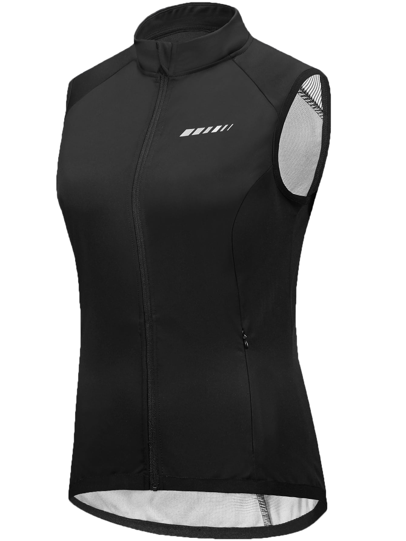 Leopatrix Women's Windproof Cycling Vest, Full-Zip Winter Sleeveless Bike Jacket with Zip Pockets for cycling 
,running,hiking
