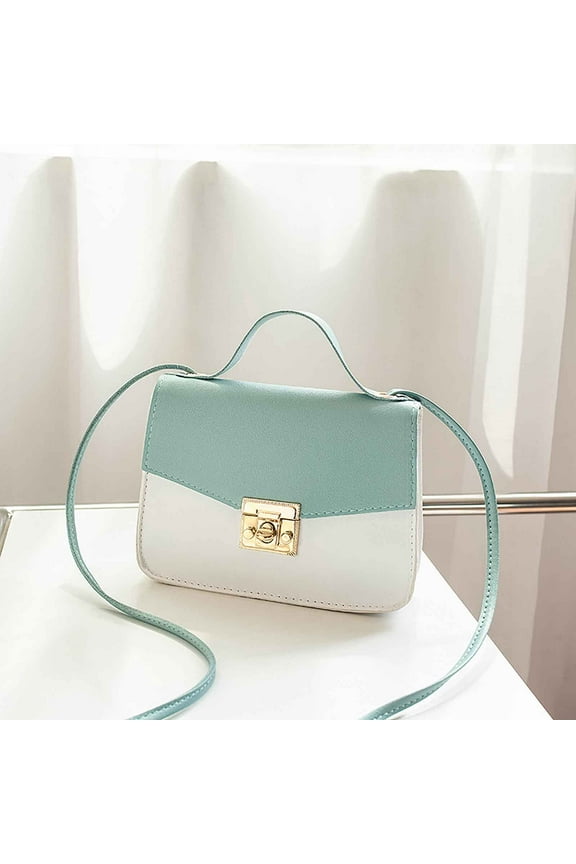 Crossbody Bags for Women,Small Leather Women Bag,Small Makeup Bag Handbags,Mother's Day Gift Blue