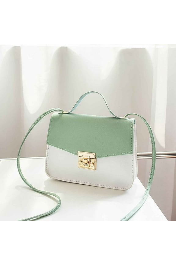 Crossbody Bags for Women,Small Leather Women Bag,Small Makeup Bag Handbags,Mother's Day Gift Green